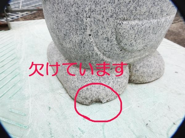 ドラえもん 石像