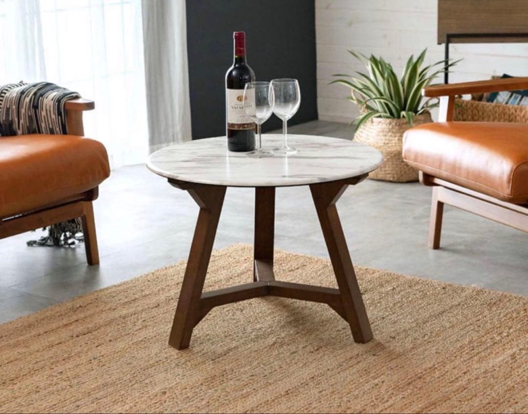 アジア工房 ラウンドローテーブル NODUS