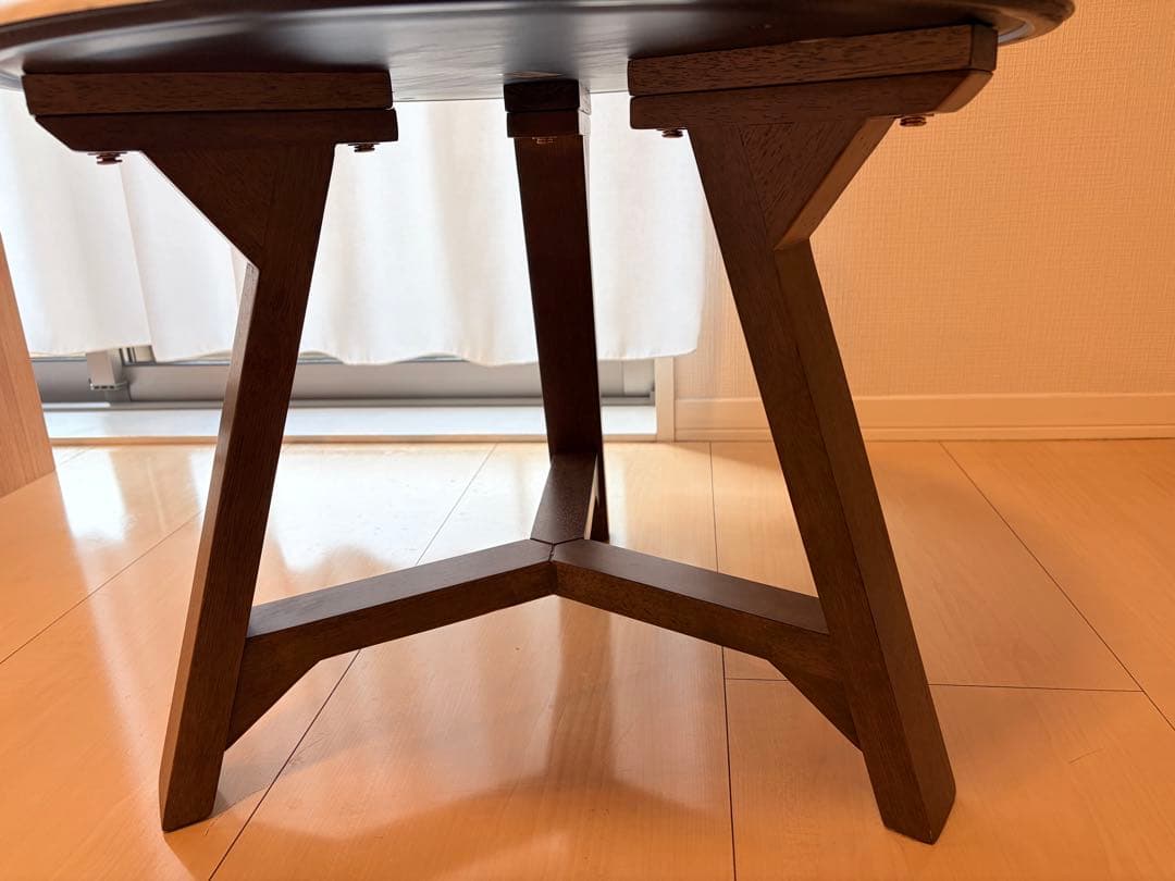 アジア工房 ラウンドローテーブル NODUS