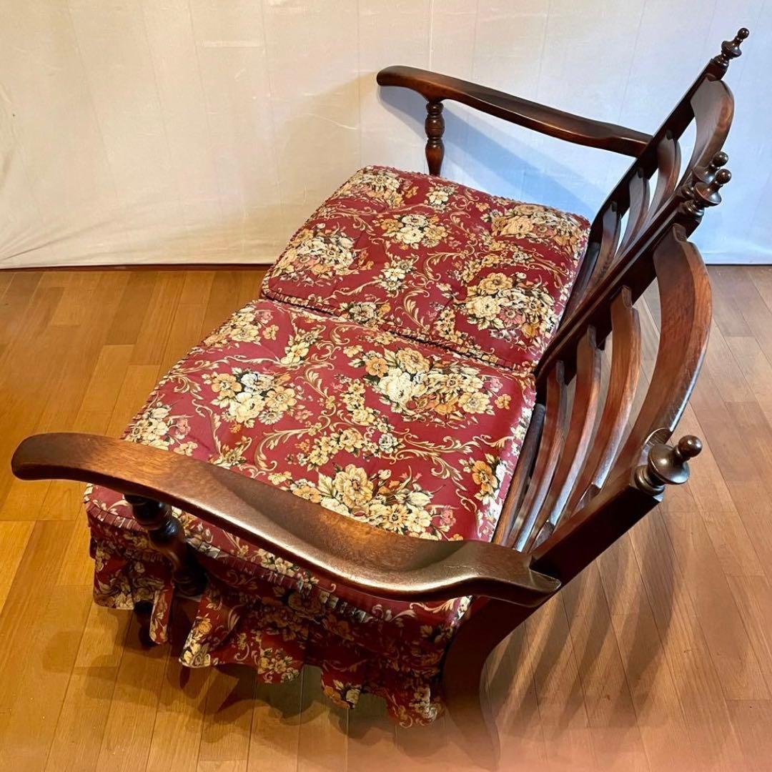 【飛騨産業】\"穂高\" 2人掛けソファ (右肘) ☆背クッション無し