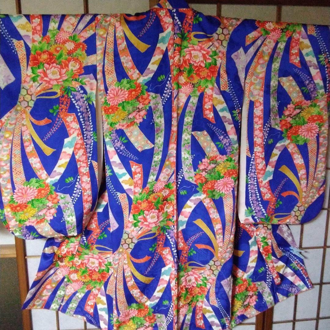 3歳から5歳向け・正絹のお着物セット