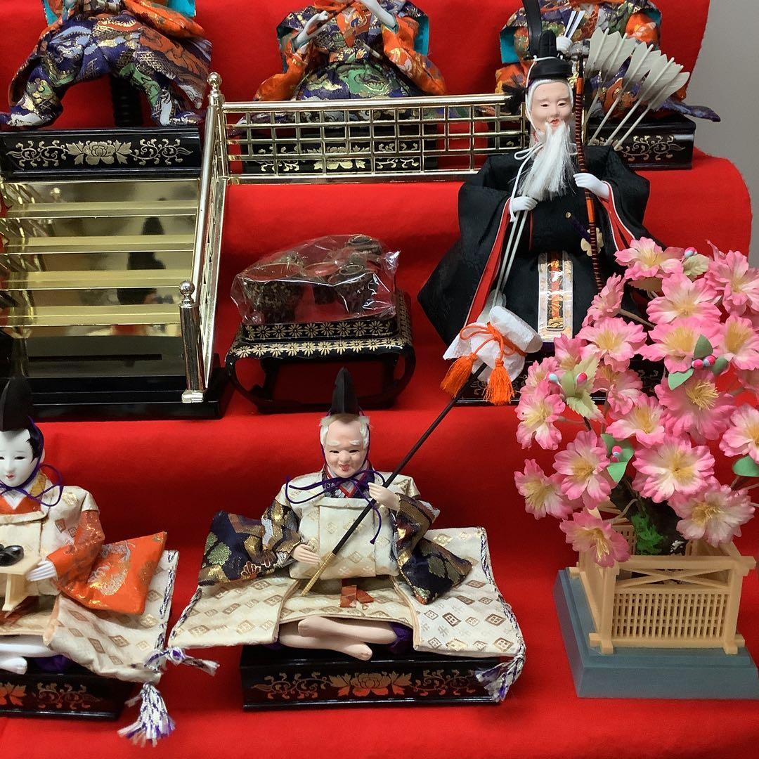 昭和のお雛さま 七段飾 東玉作 90巾