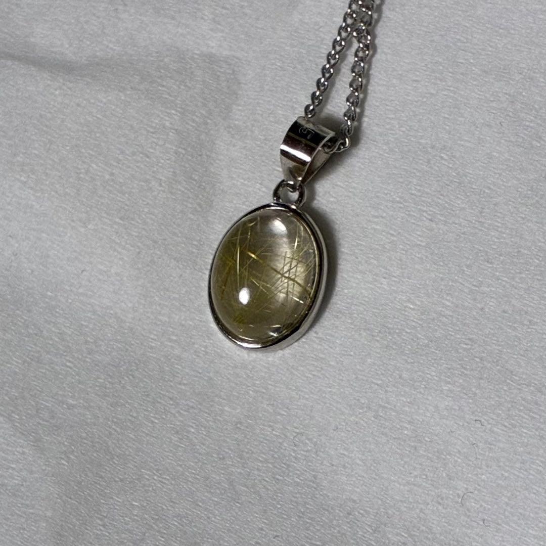 【ルチルクォーツネックレス】霊力いれてます！金運効果やばすぎる…