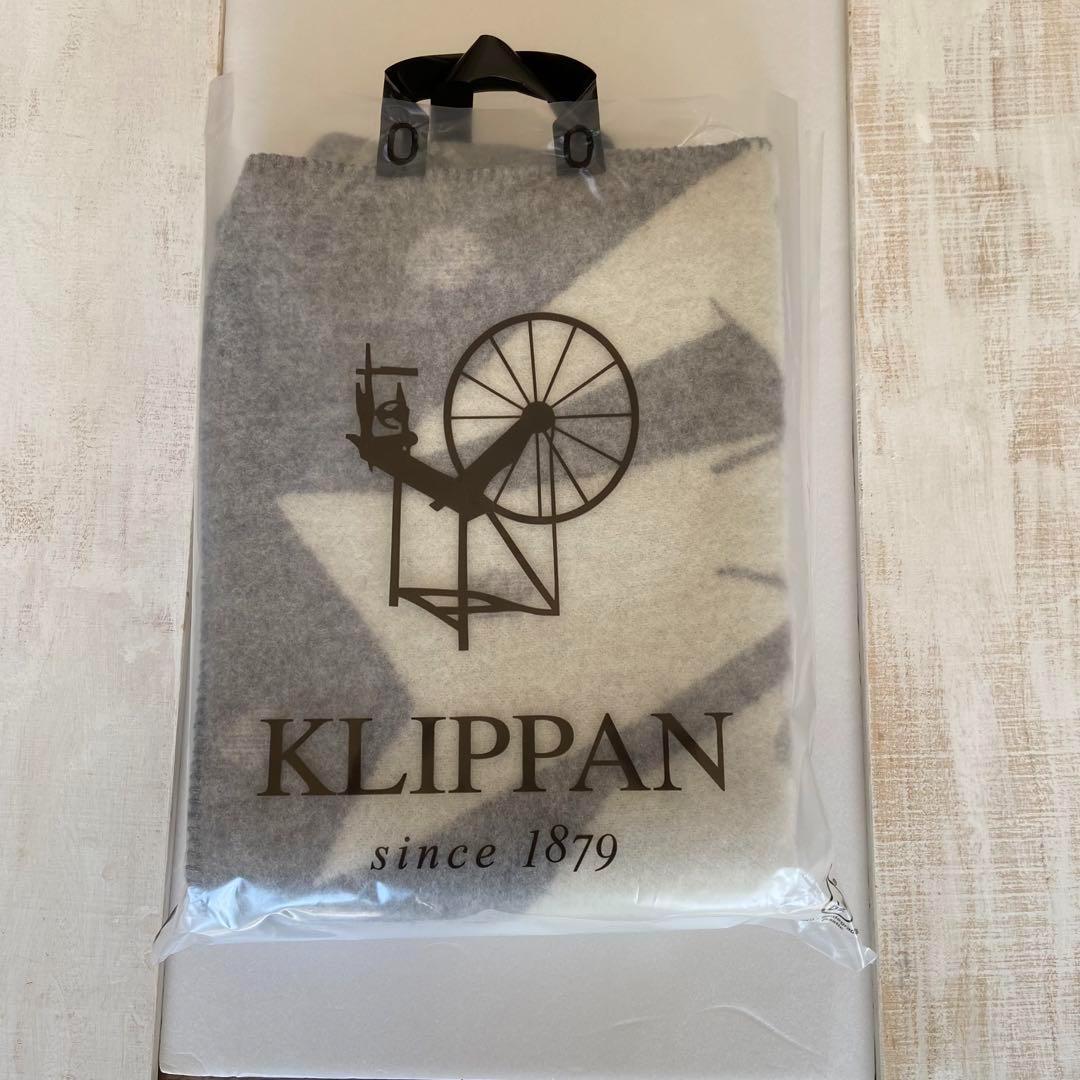 【希少】クリッパン　ミナ ペルホネン　ブランケット TRIP　トリップ　　グレー