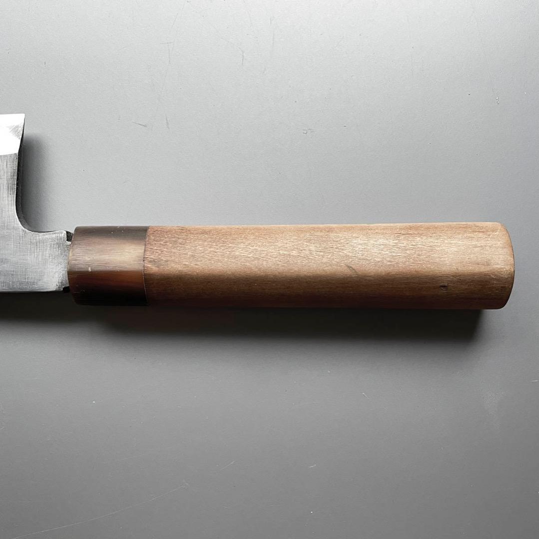 【Kent05824】京都有次 特製 相出刃包丁 24cm（8寸）水牛柄