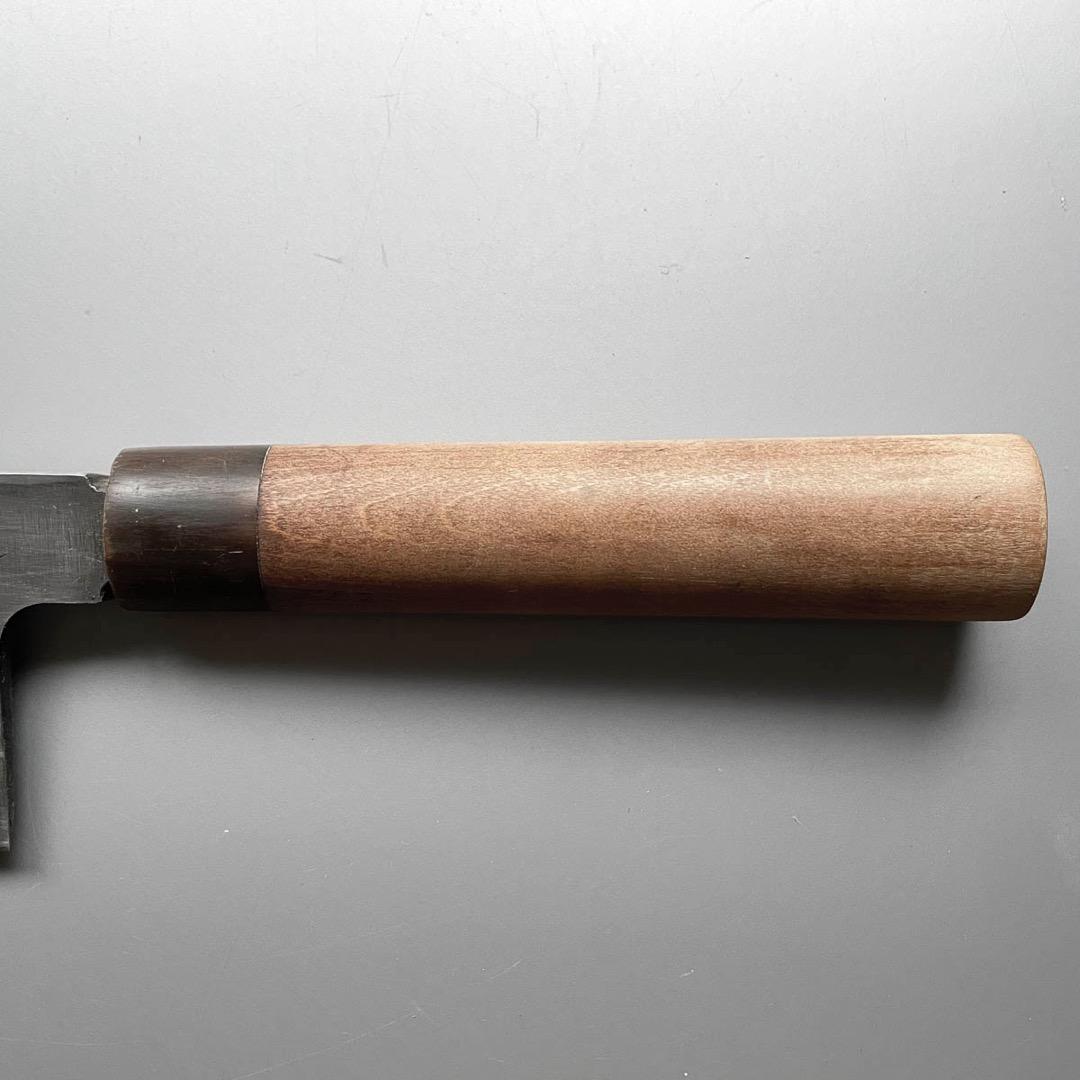 【Kent05824】京都有次 特製 相出刃包丁 24cm（8寸）水牛柄