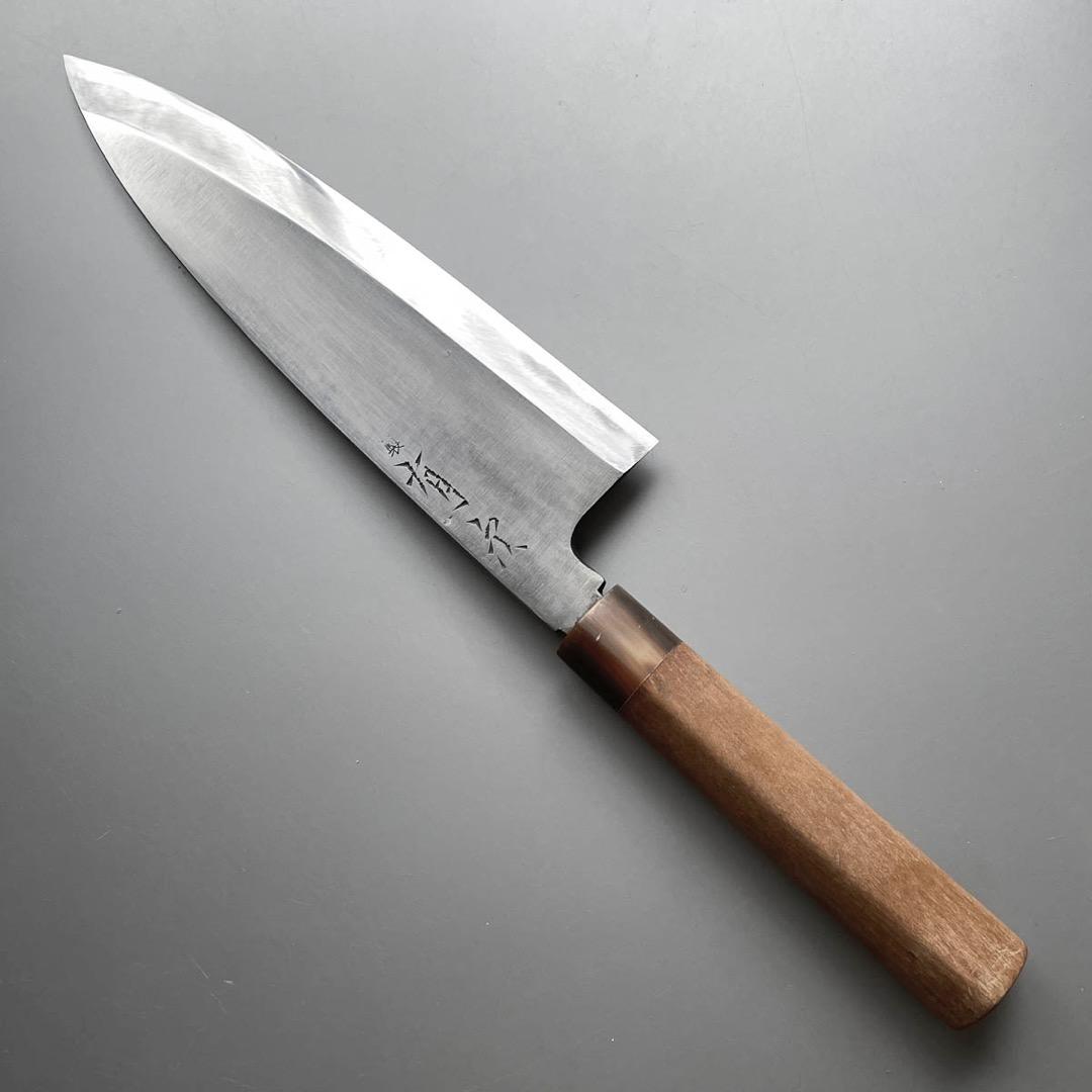 【Kent05824】京都有次 特製 相出刃包丁 24cm（8寸）水牛柄