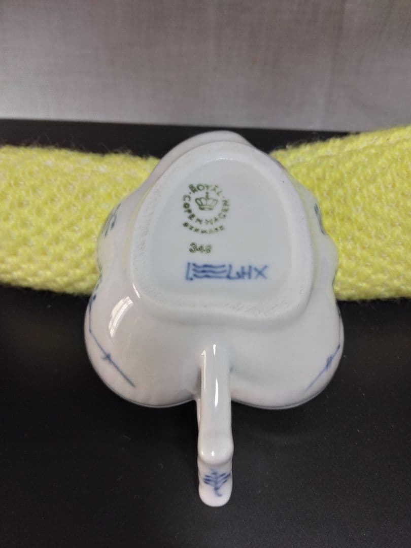 ス*ー様 ロイヤルコペンハーゲンブル－フルーテッド プレイン スモールリーンシュ