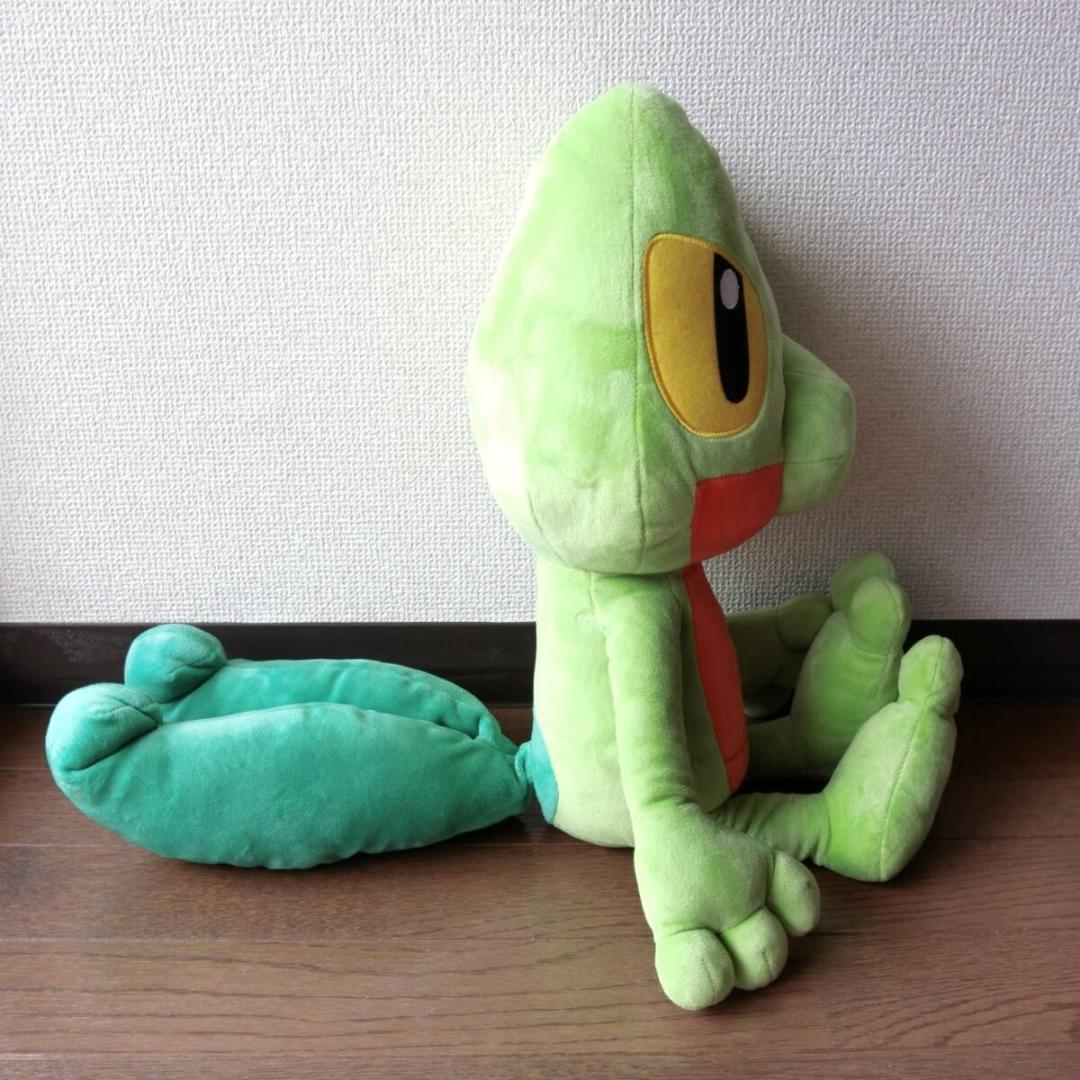 即決OK】美品 ポケモンセンター キモリ 等身大 ぬいぐるみ おすわりVer