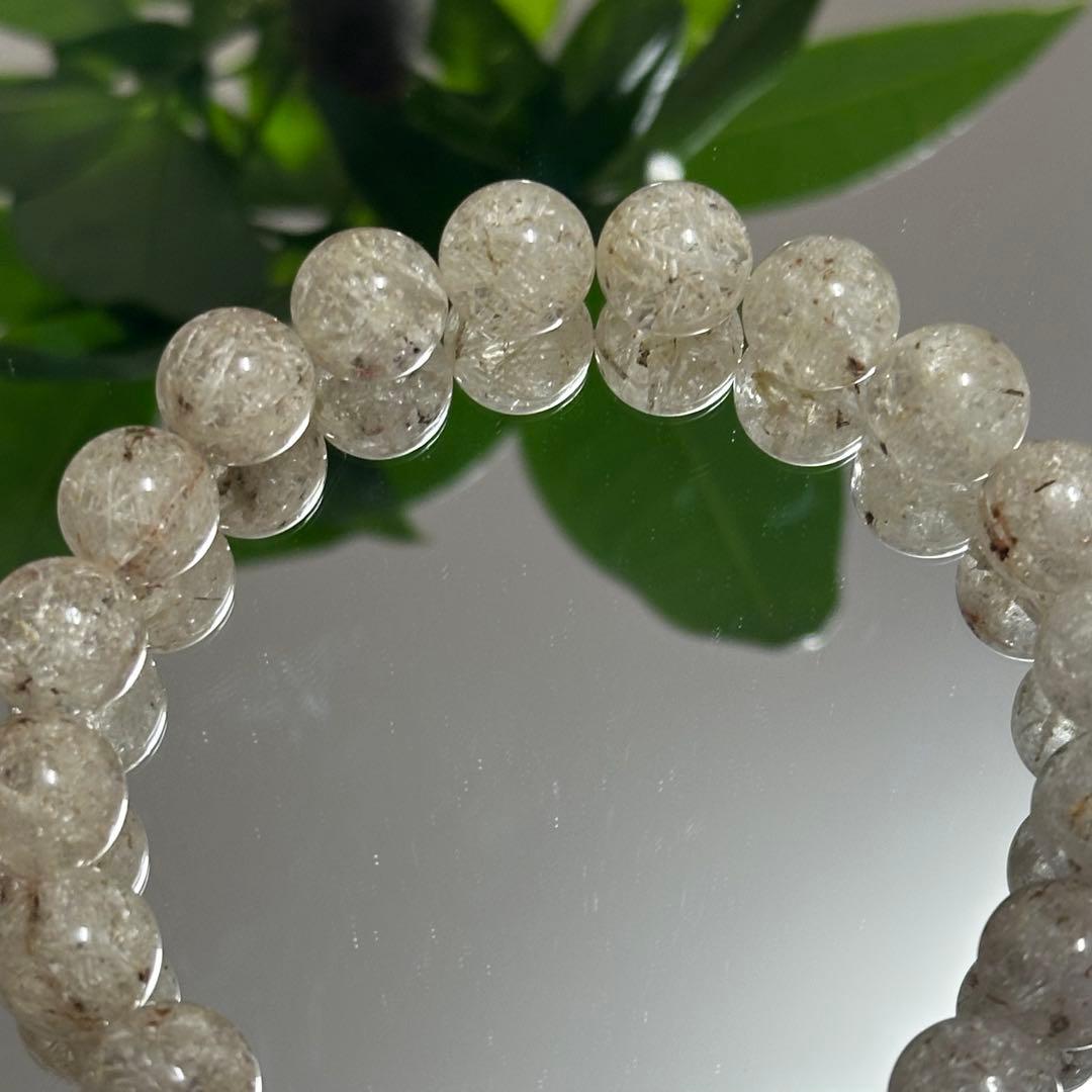 激レア 希少 ガーデン ルチルクォーツ ブレスレット 天然石 金運 財運アップ