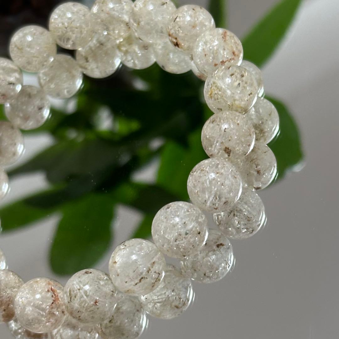 激レア 希少 ガーデン ルチルクォーツ ブレスレット 天然石 金運 財運アップ