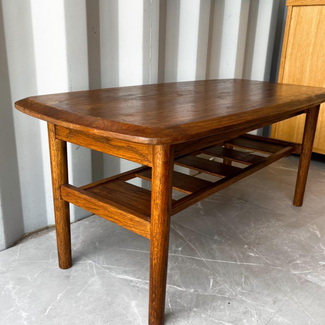 取付無料！モモナチュラル FDローテーブルS 北欧風天然無垢材昇降式テーブル✨