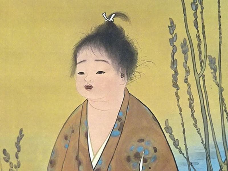 複製画】掛軸 横山大観『無我』絹本 共箱付 掛け軸 a022617 - メルカリ