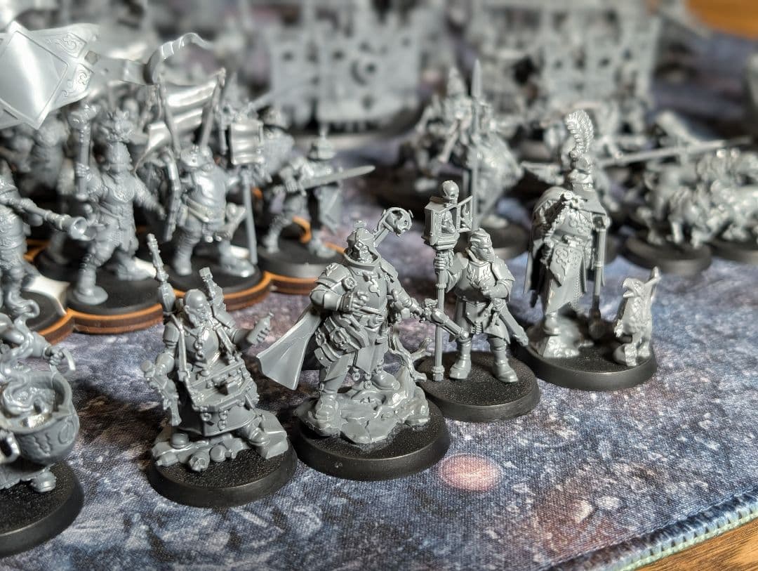 warhammer AoS シグマーの城塞都市 組み立て済未塗装人間セットの通販