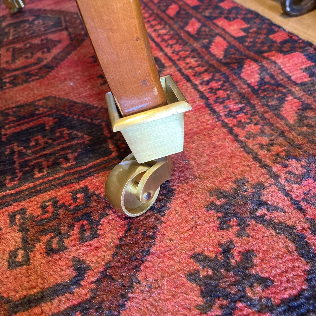 vintage キャスター付きアームチェア