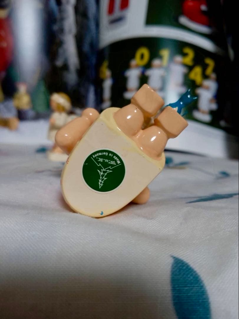 ヴェント＆キューン　Wendt&Kühn 女の子　ザイフェン　工芸品　小鳥