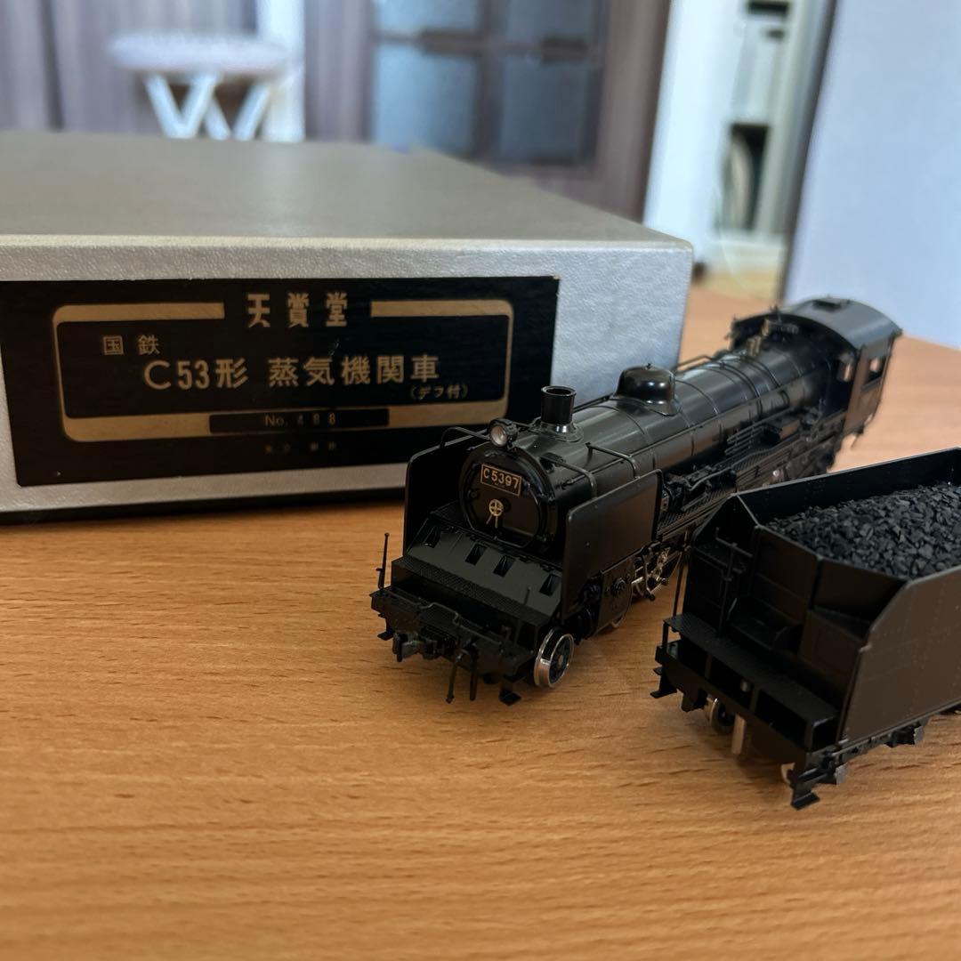 天賞堂 488 国鉄C53形 蒸気機関車（デフ付）