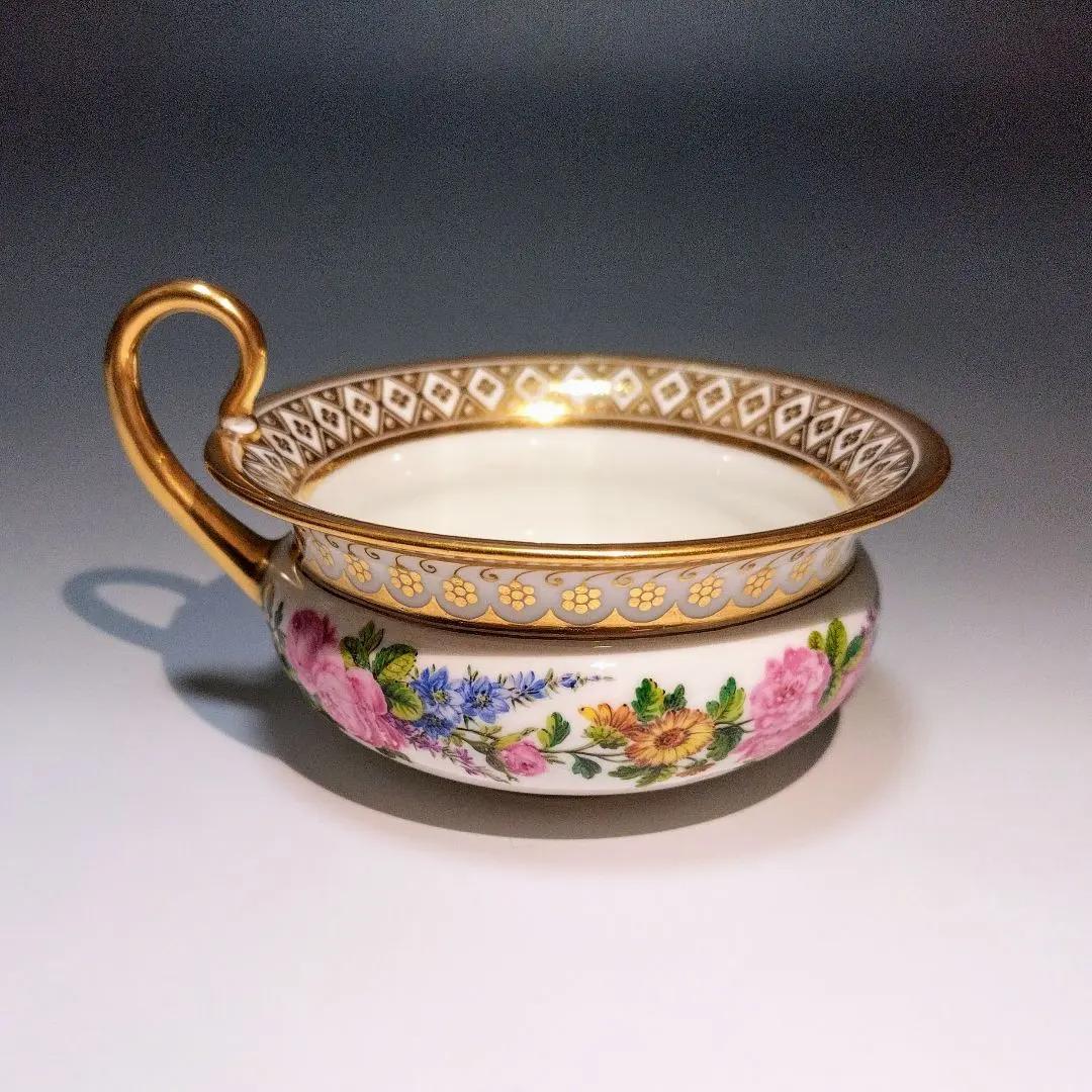 セーブル Sevres 1824-30年頃 金彩花のガーランド ティーカップ - メルカリ