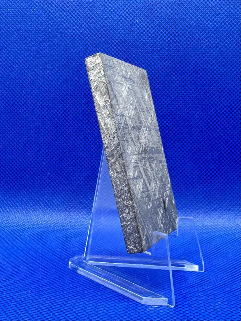 【希少】ギベオン隕石 146.28g 大型フルスライス 割れなし