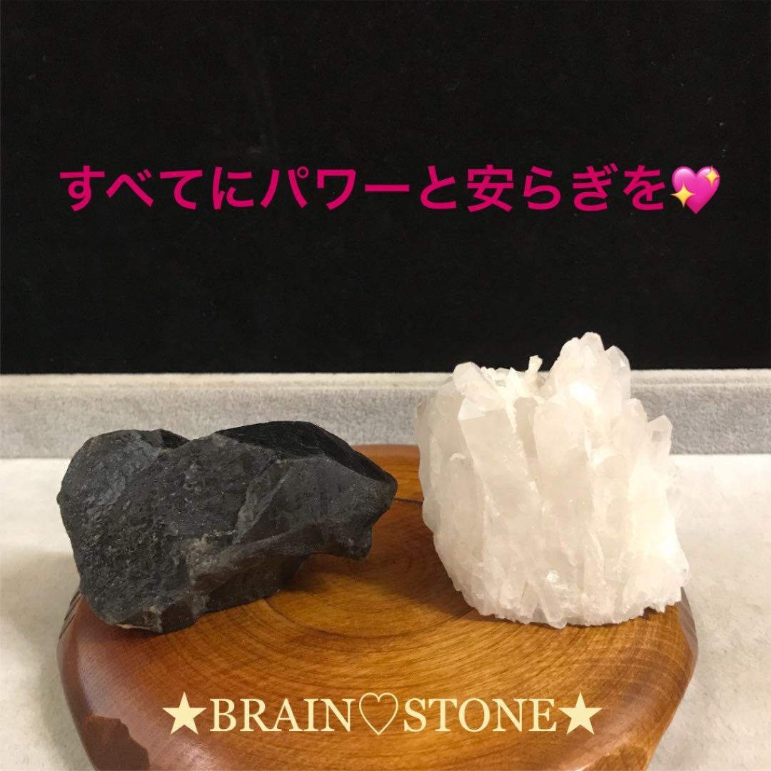 ★特別ご提供★最強の破邪✴︎浄化２石☆【黒水晶モリオンwithヒマラヤ水晶】❤