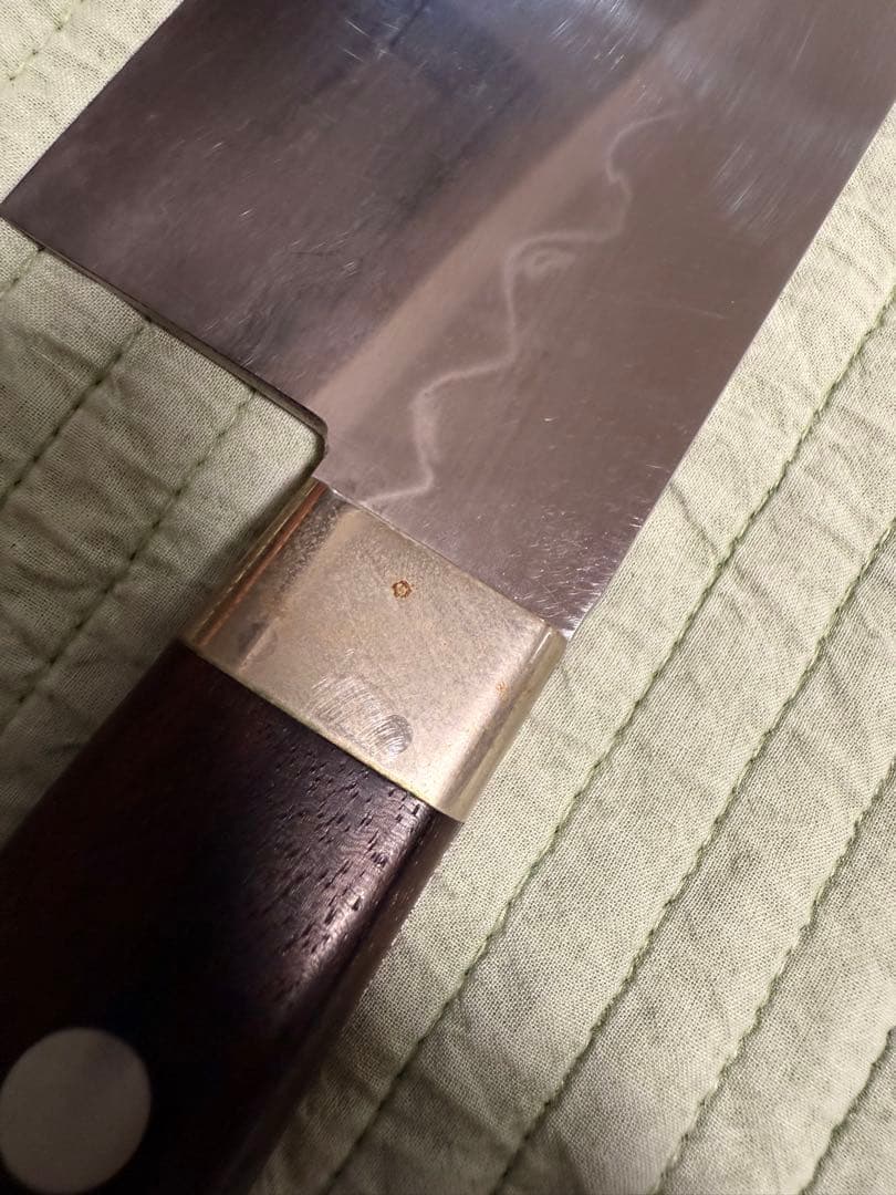 一刀斎虎徹 包丁　芦博志作　白ニ　本焼和牛刀　300mm