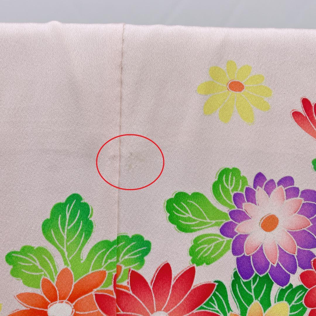 ★4035★ 子供着物 七五三 女の子 四つ身 単品 単衣仕立て