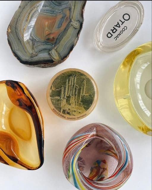 Vintage ashtray　瑪瑙