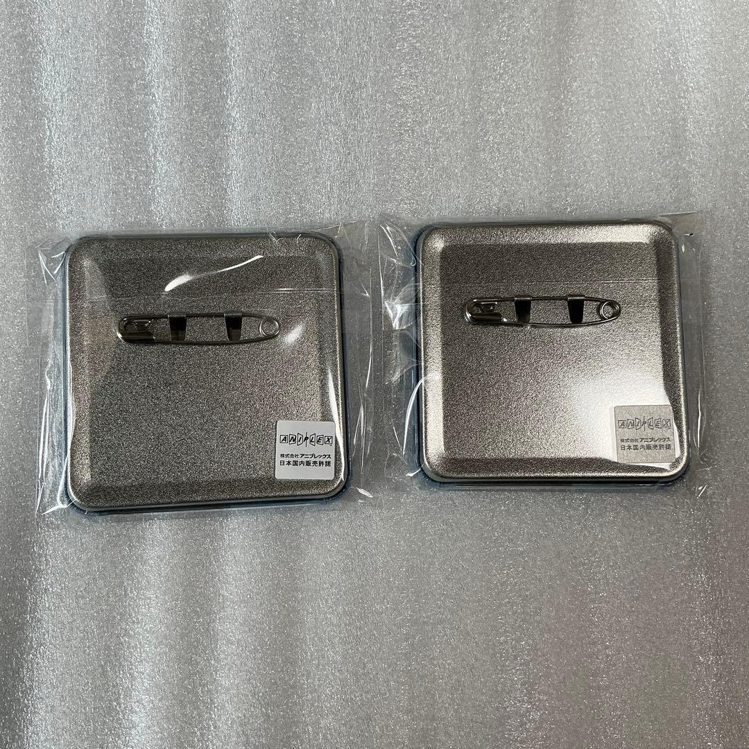 鬼滅の刃 モクテルバー ロトくじ 冨岡義勇 2個 グリッター缶バッジ