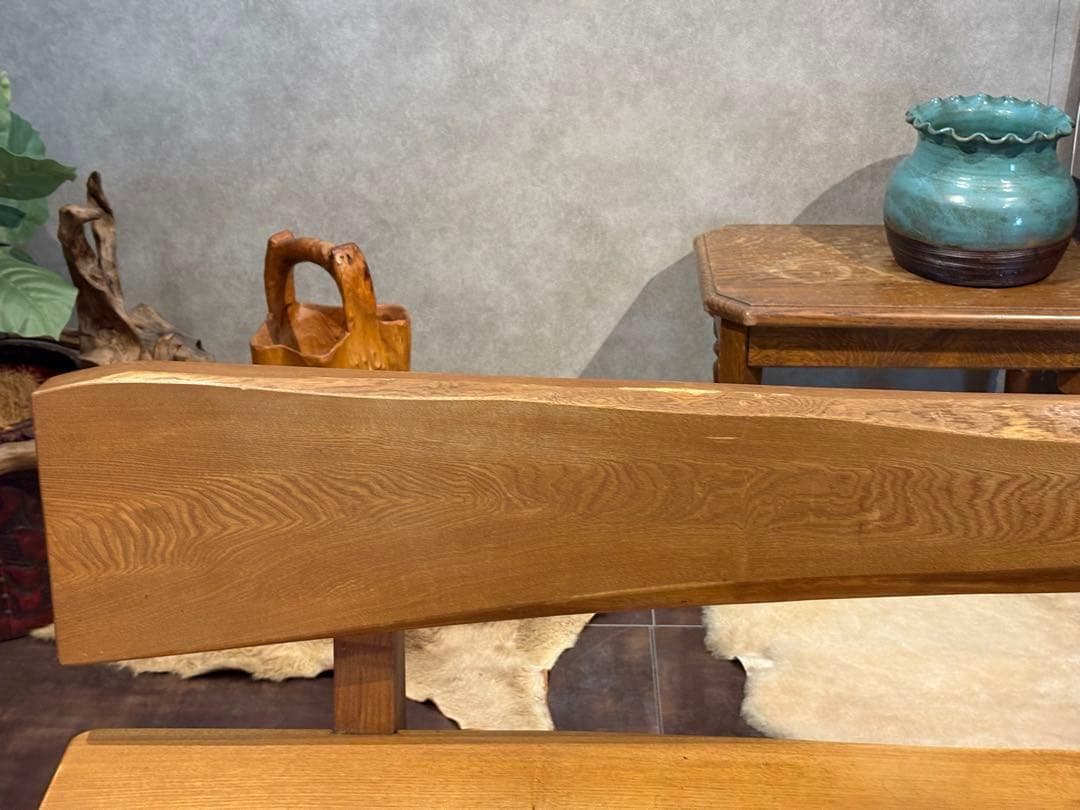 希少　無垢材　ベンチ　アンティーク　ヴィンテージ　和モダン　杉の木　モダン　YZ