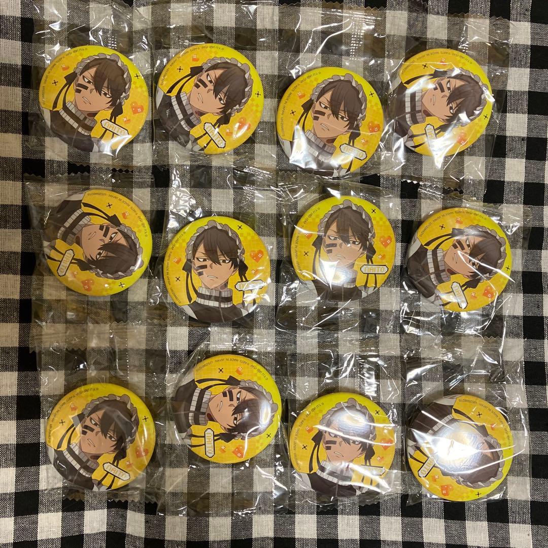 12点 無陀野無人 桃源暗鬼 缶バッジ ジャージメイド ガチャガチャ