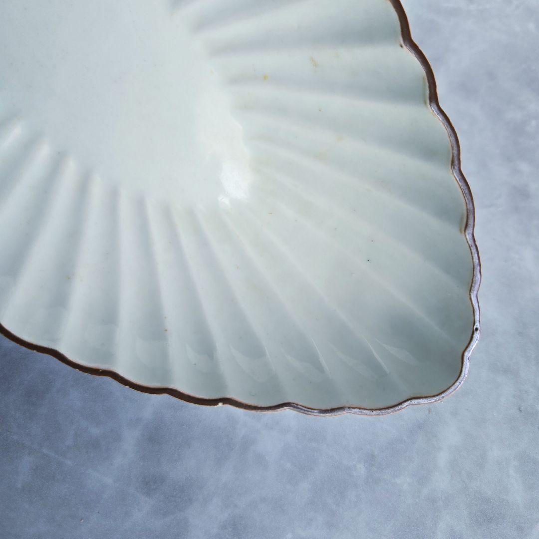 古伊万里 白磁 菊花深皿 江戸時代 染付 柿右衛門 金直し 金継ぎ