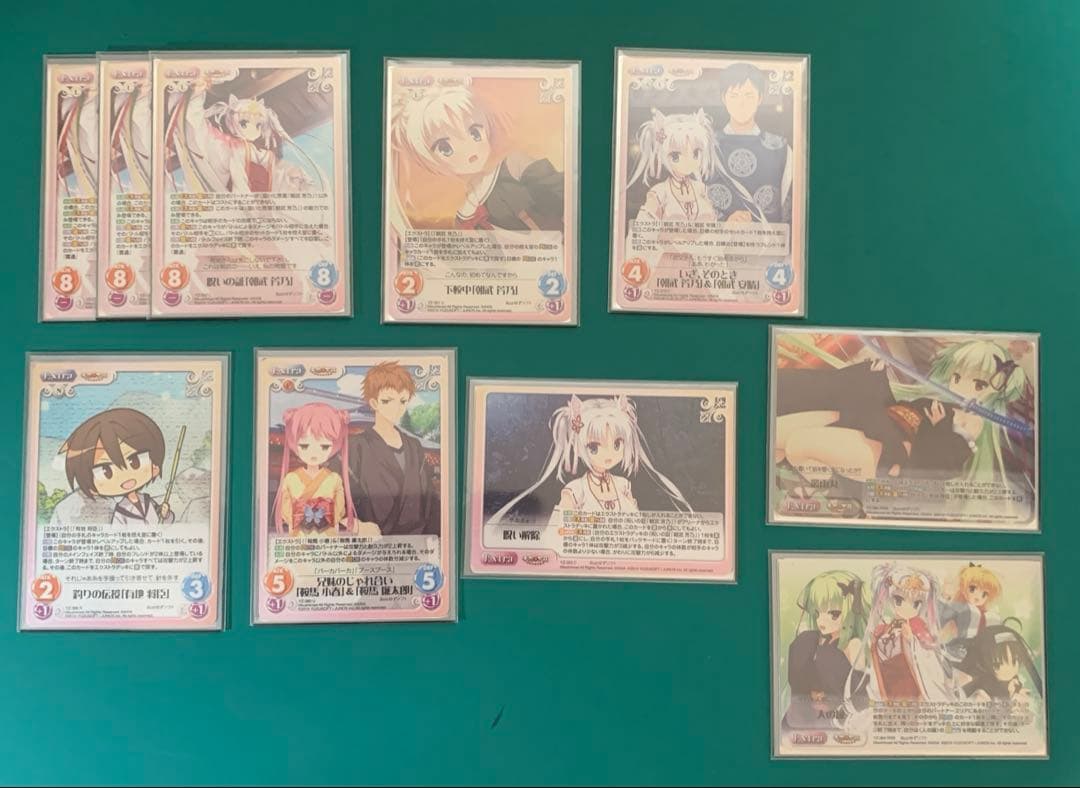 chaostcg 千恋万花 届いた言葉「朝武芳乃」 デッキ