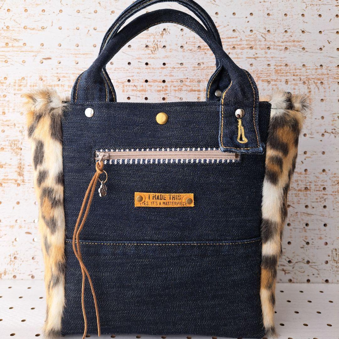 C*t様 コヤンイサムチョン　リトルサンダー　デニムリメイクトートバッグ