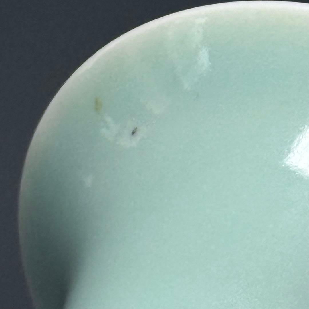 盛期鍋島　「口広向付」　最高級の釉薬　続通観　鍋島青磁　掲載品　本物　江戸中期