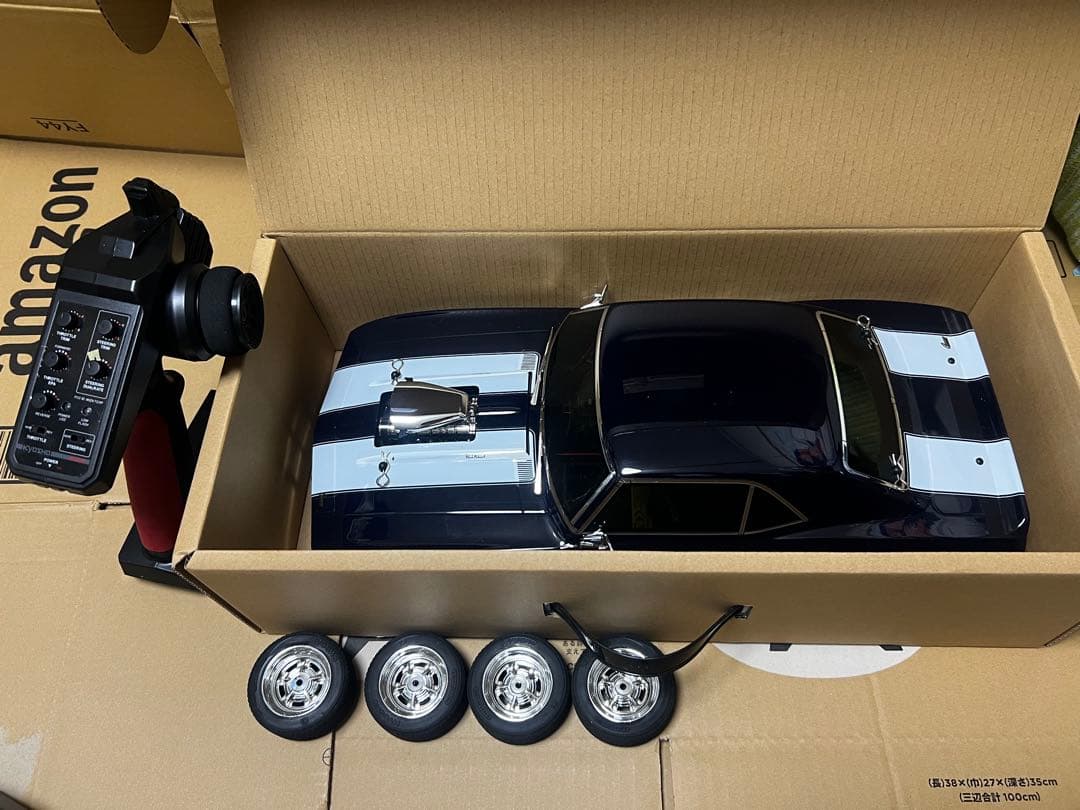 京商 Z28カマロ 550モーター カスタム塗装 LED プロポ付き 安売り