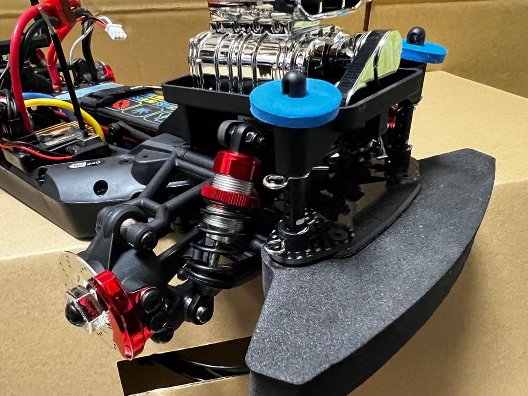 京商 Z28カマロ 550モーター カスタム塗装 LED プロポ付き 安売り