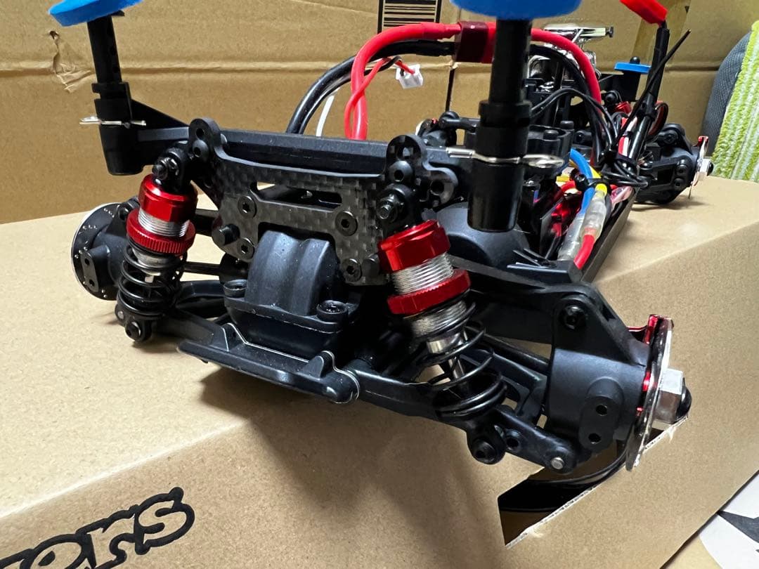 京商 Z28カマロ 550モーター カスタム塗装 LED プロポ付き 安売り