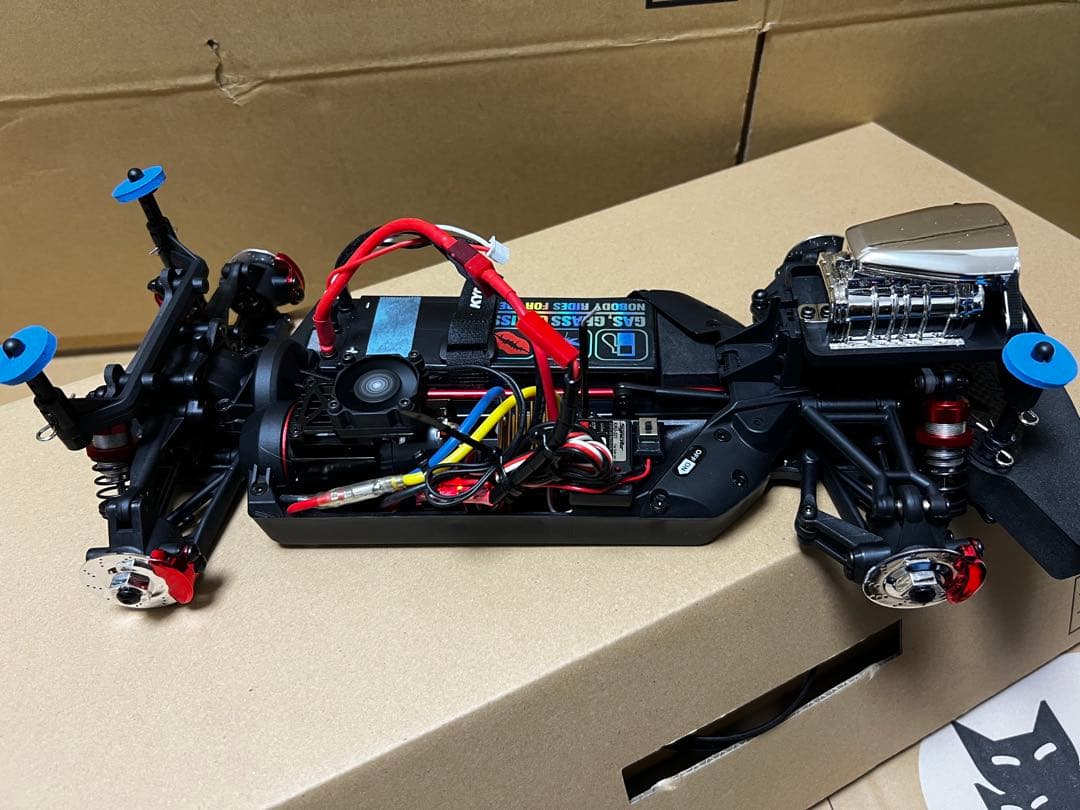 京商 Z28カマロ 550モーター カスタム塗装 LED プロポ付き 安売り