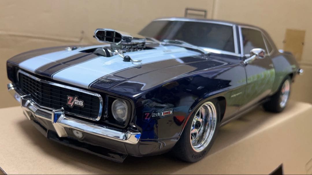 京商 Z28カマロ 550モーター カスタム塗装 LED プロポ付き 安売り