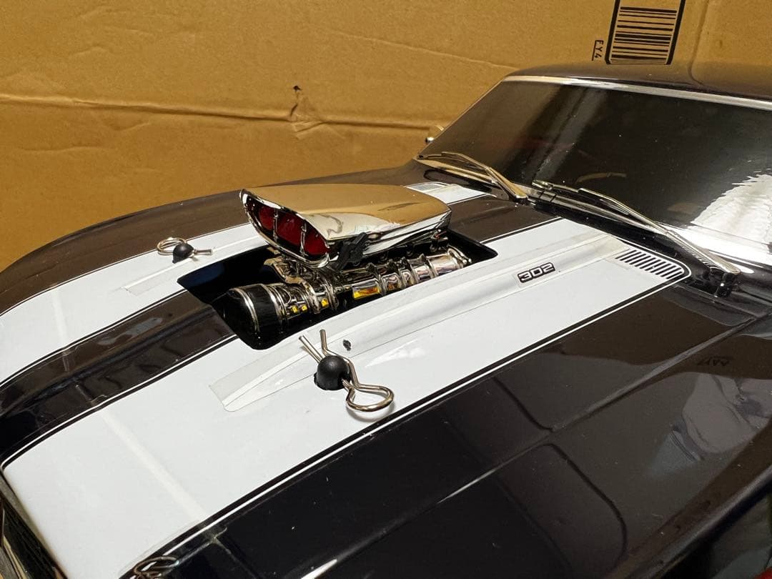 京商 Z28カマロ 550モーター カスタム塗装 LED プロポ付き 安売り