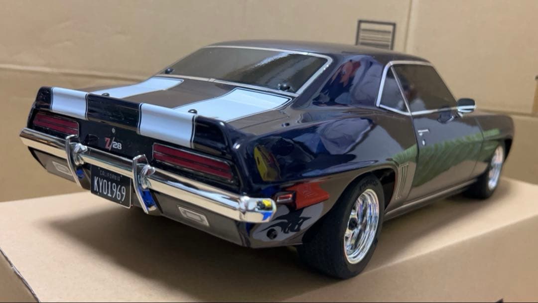 京商 Z28カマロ 550モーター カスタム塗装 LED プロポ付き 安売り