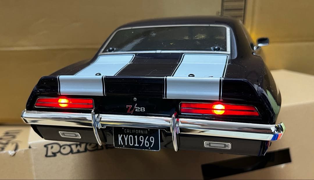 京商 Z28カマロ 550モーター カスタム塗装 LED プロポ付き 安売り