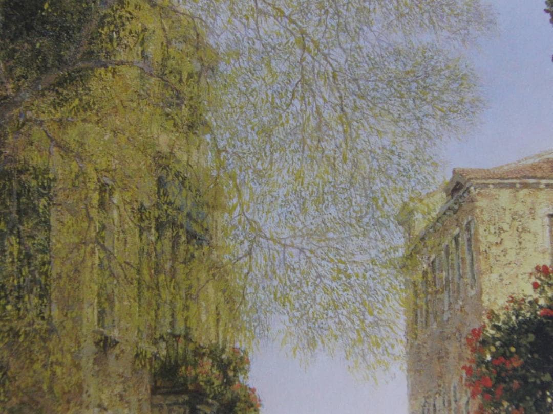 孫家珮、【旅】、希少な額装用画集より、状態良好、新品額装付