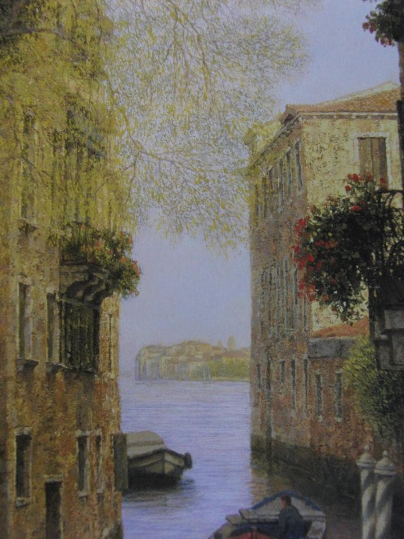 孫家珮、【旅】、希少な額装用画集より、状態良好、新品額装付