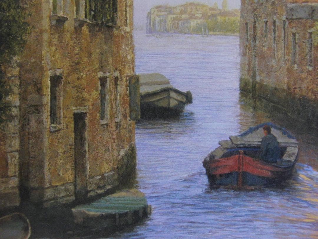 孫家珮、【旅】、希少な額装用画集より、状態良好、新品額装付