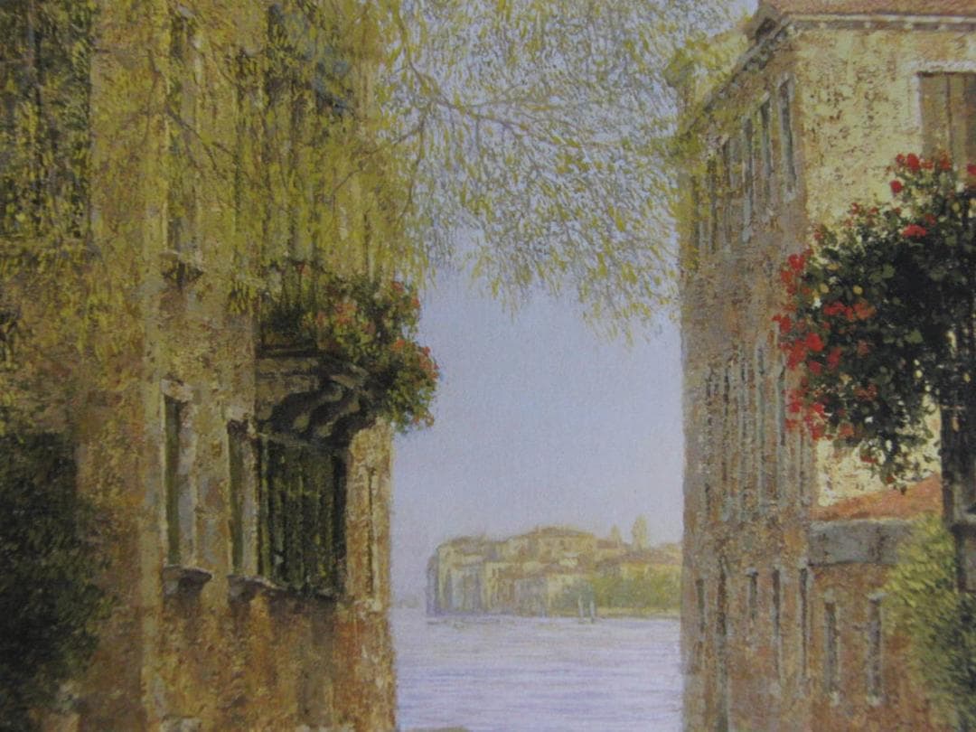 孫家珮、【旅】、希少な額装用画集より、状態良好、新品額装付