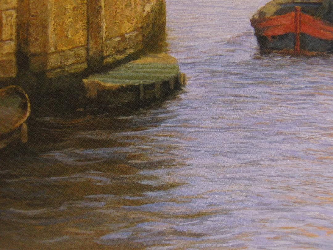 孫家珮、【旅】、希少な額装用画集より、状態良好、新品額装付