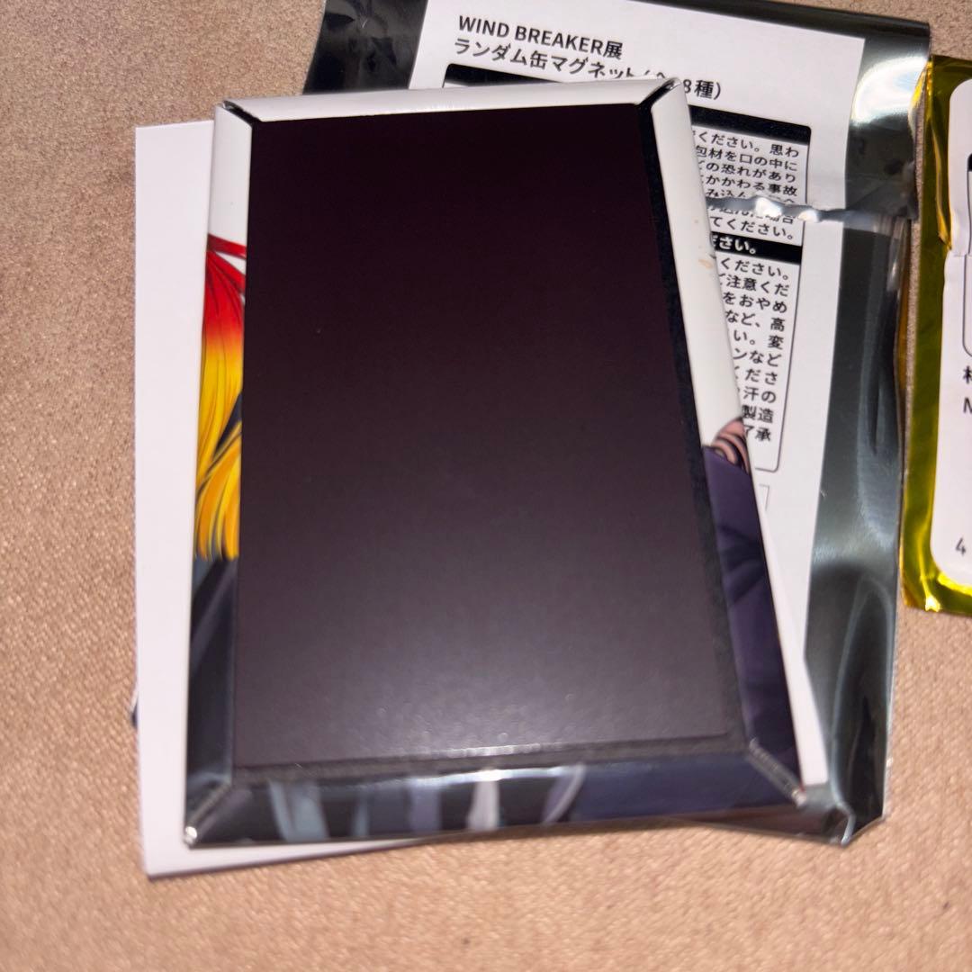 WIND BREAKER展ランダム缶マグネット原作コマ缶バッジ焚石矢 棪堂哉真