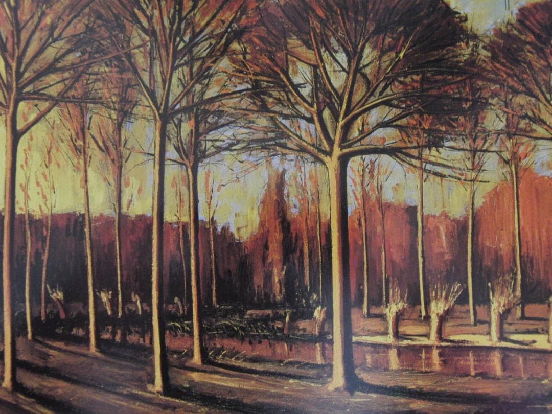 ベルナール・ビュッフェ【Foret de Mormale】希少な額装用画集より