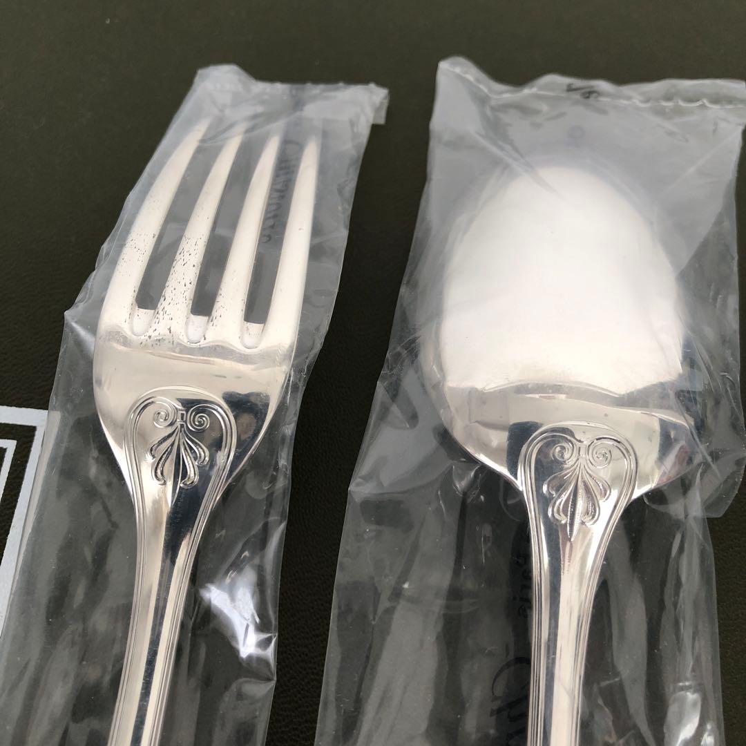 未使用　Christofle マルメゾン　テーブルスプーン＆テーブルフォーク